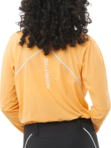 Пуловер Salomon Salomon Sense Aero Hybrid Cropped HZ HD Women's Running Pullover Жълто | lc2471-0, 1