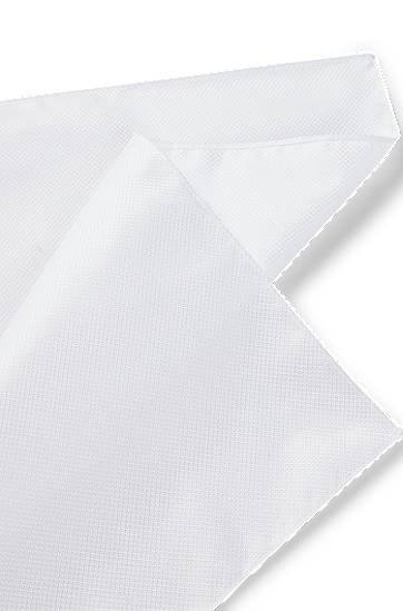 Шал BOSS Jacquard Pocket Square Бяло | 50540180, 1