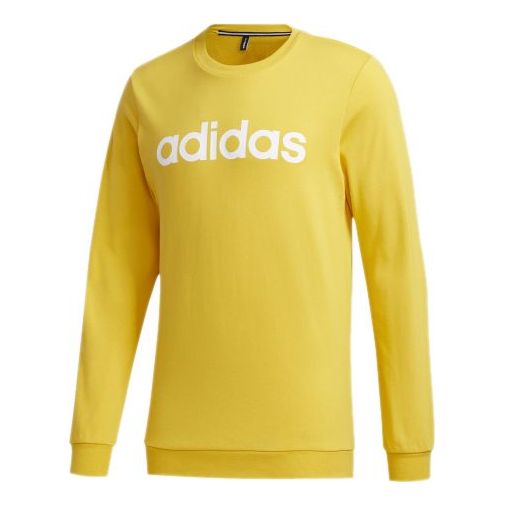 Суитчър adidas Originals Classic Logo Round Neck Pullover Жълто | GD9881