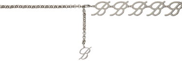 Гривна Blumarine Silver Logo Chain Belt Металик | P422W263A, 1