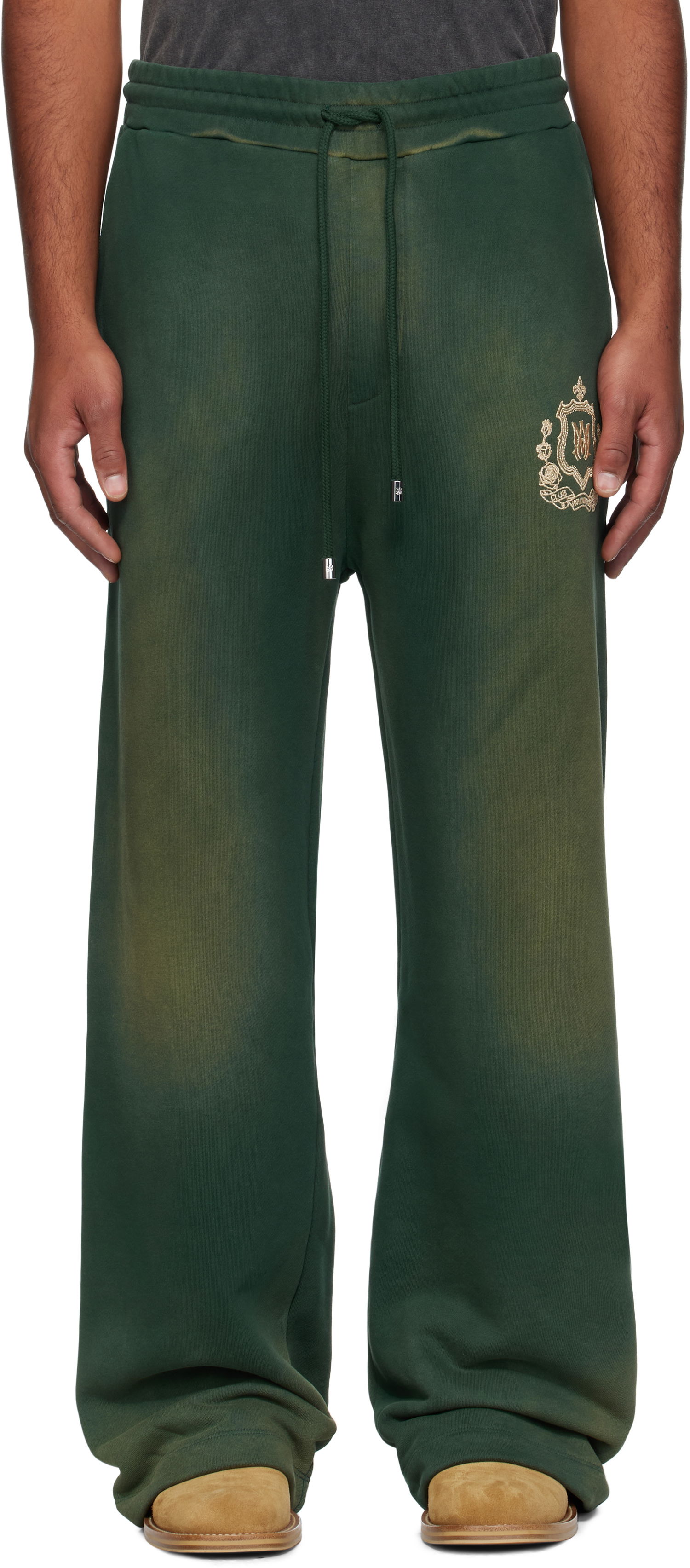 Спортни панталони AMIRI AMIRI 'MA' Crest Sweatpants Зелено | AMJYSP1047, 0