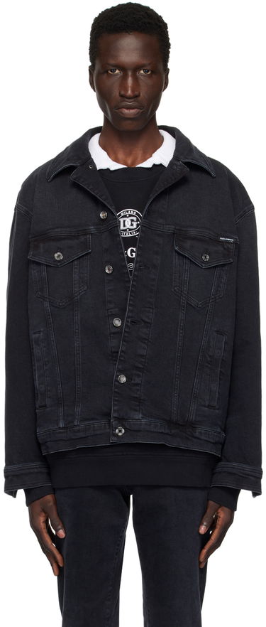 Яке Dolce & Gabbana Faded Denim Jacket Черно | G9NL5DG8GW6, 0