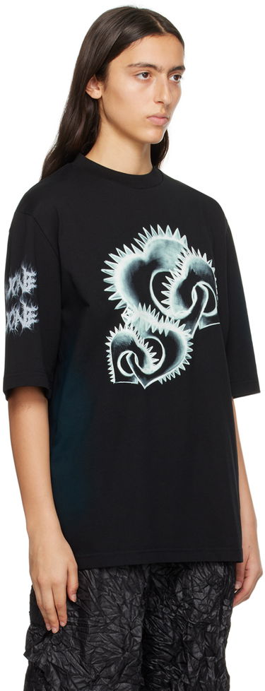 Тениска We11done We11done Graphic Print T-Shirt Черно | WD-TT3-23-748-U-BK, 4