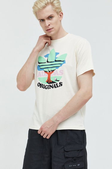 Тениска adidas Originals adidas Originals Graphic T-Shirt Бежово | HI2961, 0
