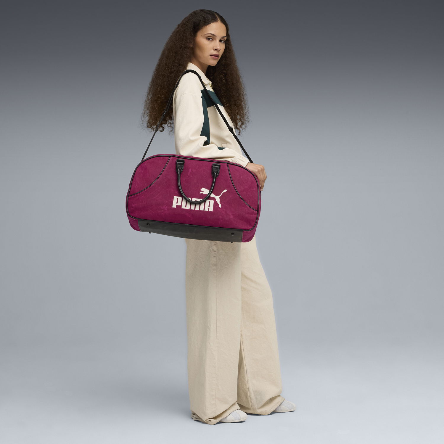 Чанта за пътуване Puma Archive Canvas Duffel Bag Лилаво | 091826_01, 1