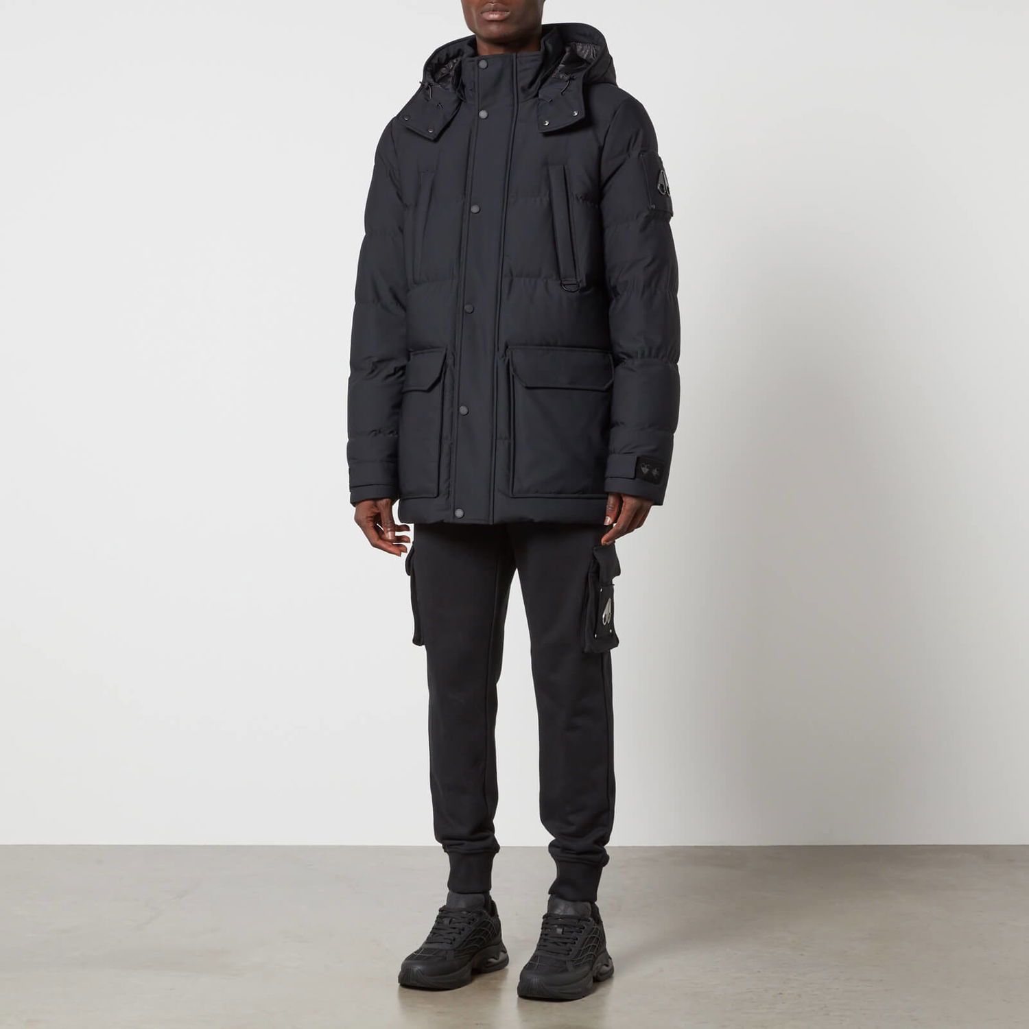 Парка Moose Knuckles Nylon Blend Down Coat Черно | M32MJ152-292, 0