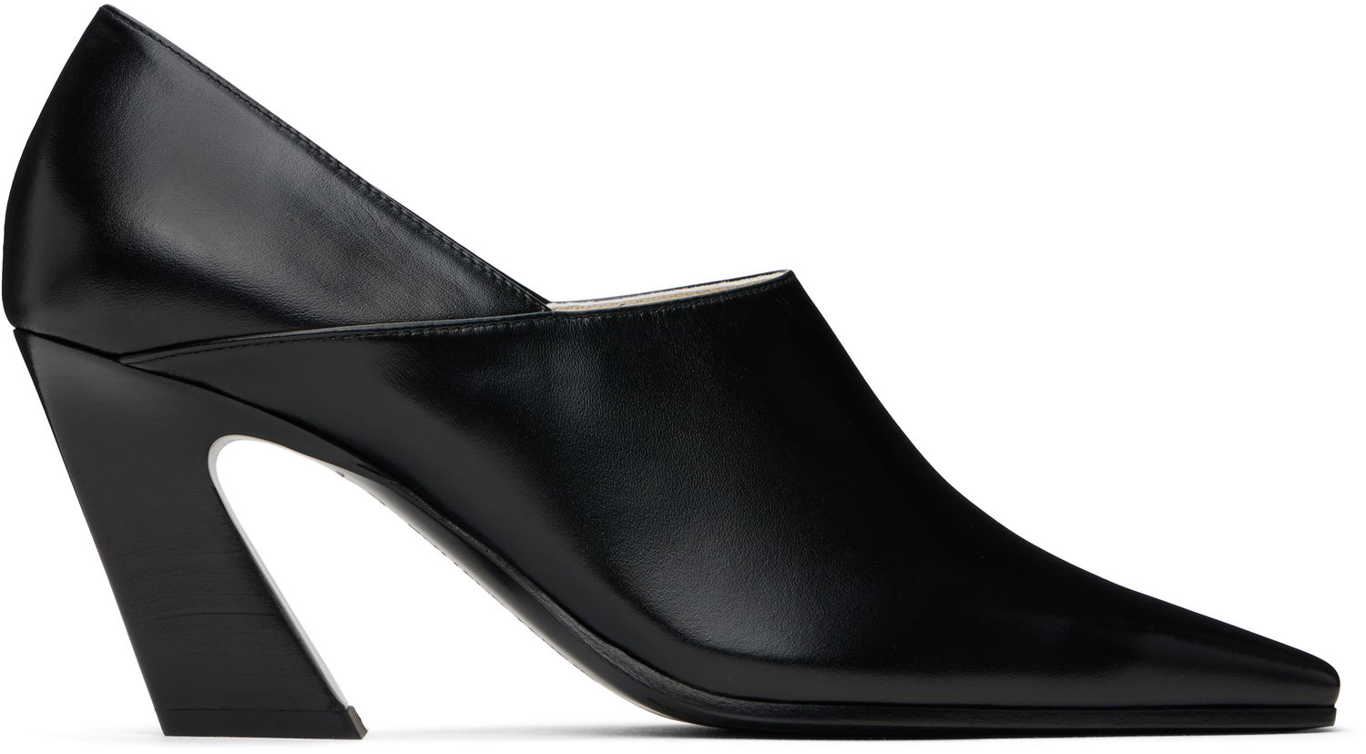 Кецове и обувки Bottega Veneta Lewis Leather Pumps Черно | 806723 V4Q50, 0