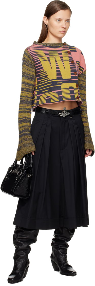 Пуловер Vivienne Westwood Vivienne Westwood Bruno Cropped Patterned Knit Cardigan Многоцветен | 1803006X-Y0043-, 3