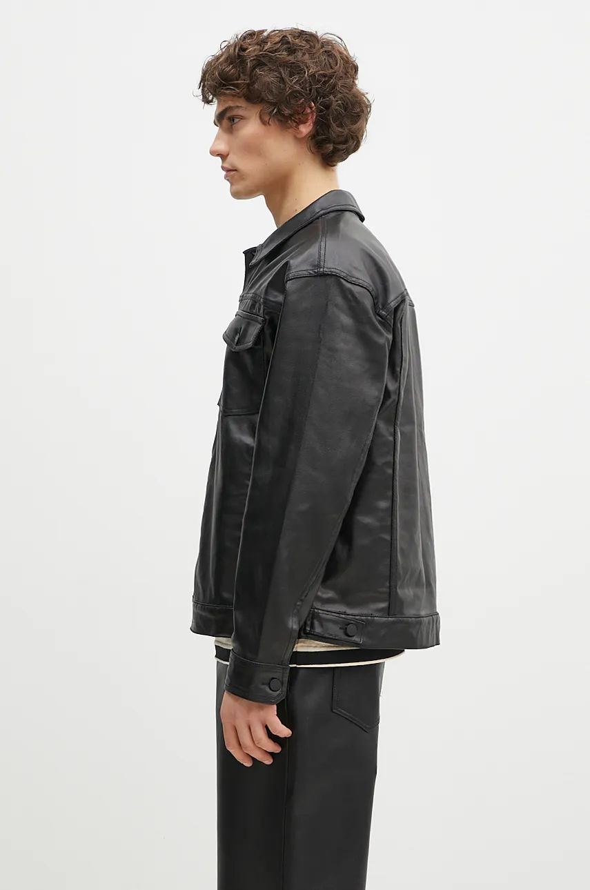 Яке Pleasures Trucker Jacket Черно | P24F040, 1