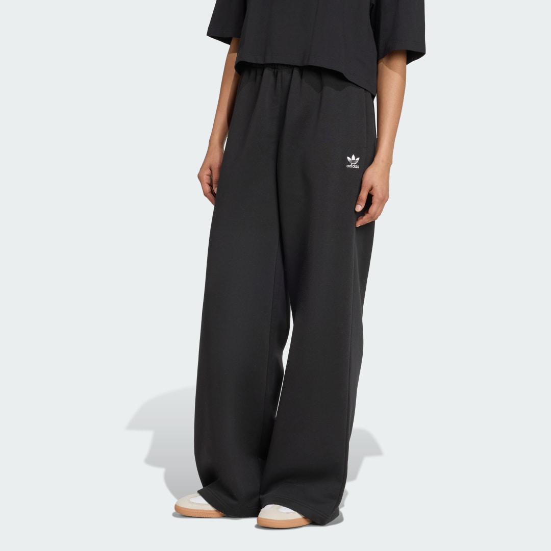 Панталони adidas Performance Essentials Wide Leg Fleece Pants Черно | JX5251, 0