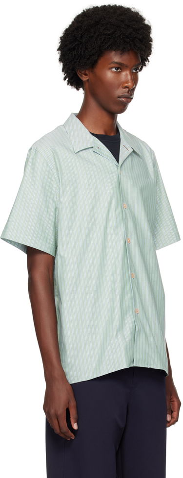 Риза Paul Smith PS by Paul Smith Striped Resort Shirt Зелено | M2R-695U-N22097-34, 1