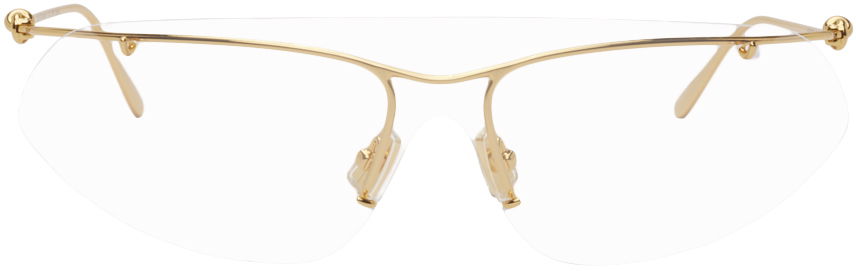 Слънчеви очила Bottega Veneta Knot Sunglasses Бежово | BV1272S-001, 0