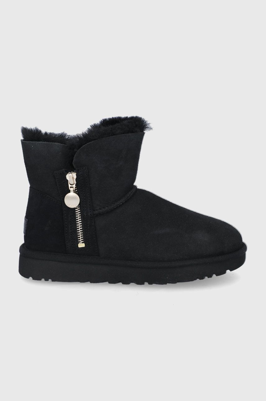 Кецове и обувки UGG Bailey Zip Mini Boot W Черно | 1112481.BLK, 0