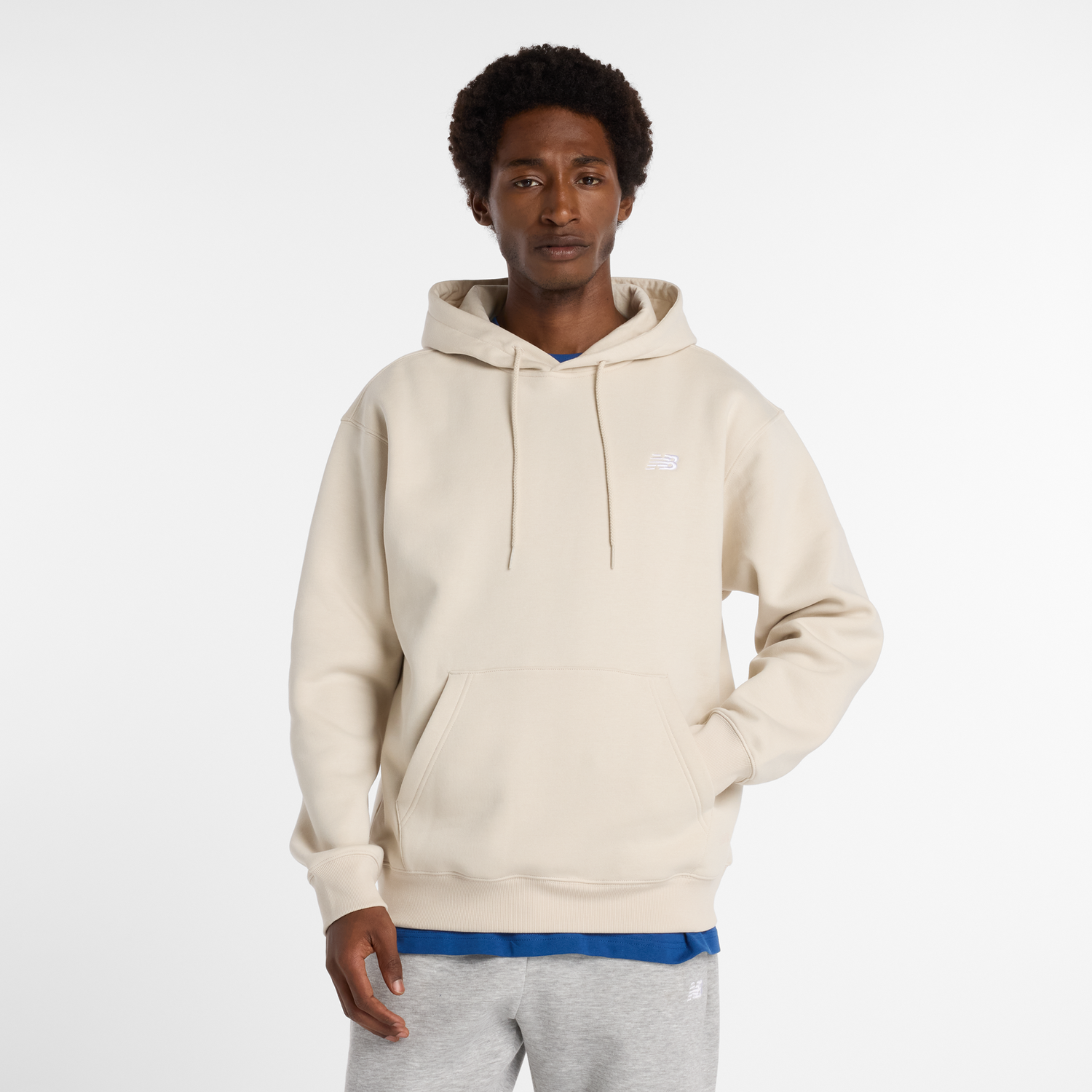 Суитчър New Balance Hoodie MT41511 Бежово | NBMT41511TWF, 0
