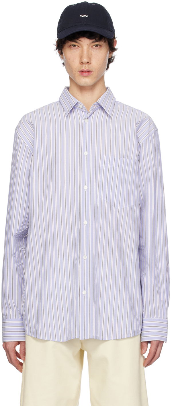 Риза WOOD WOOD Nico Shirt Синьо | 12345303-1021, 0