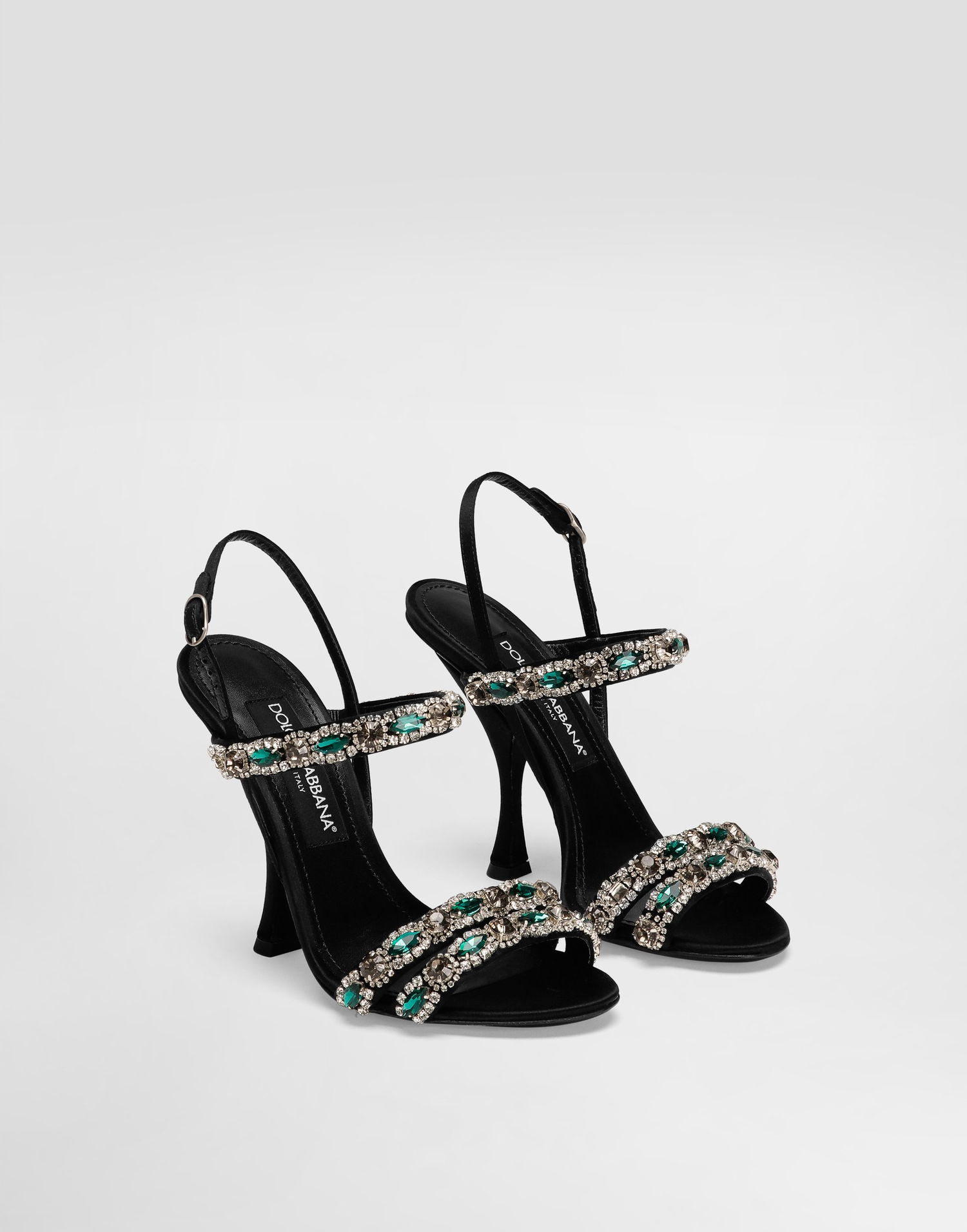 Аксесоари Dolce & Gabbana Dolce & Gabbana Embroidered Slingback Heels Черно | CR1931AX14080999, 1