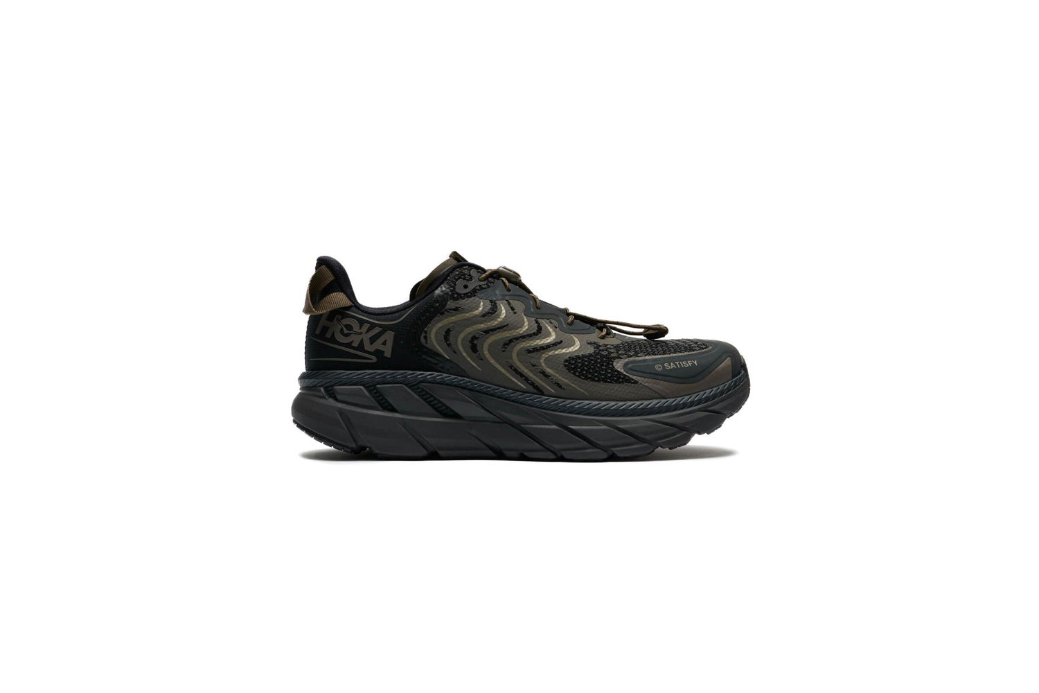 Кецове и обувки Hoka One One x SATISFY CLIFTON LS Черно | 1143450-FIBC, 0