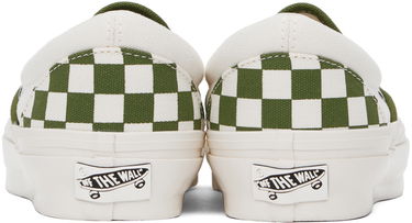 Кецове и обувки Vans Vans Classic Slip-On Checkerboard Зелено | VN000CSECIB, 1