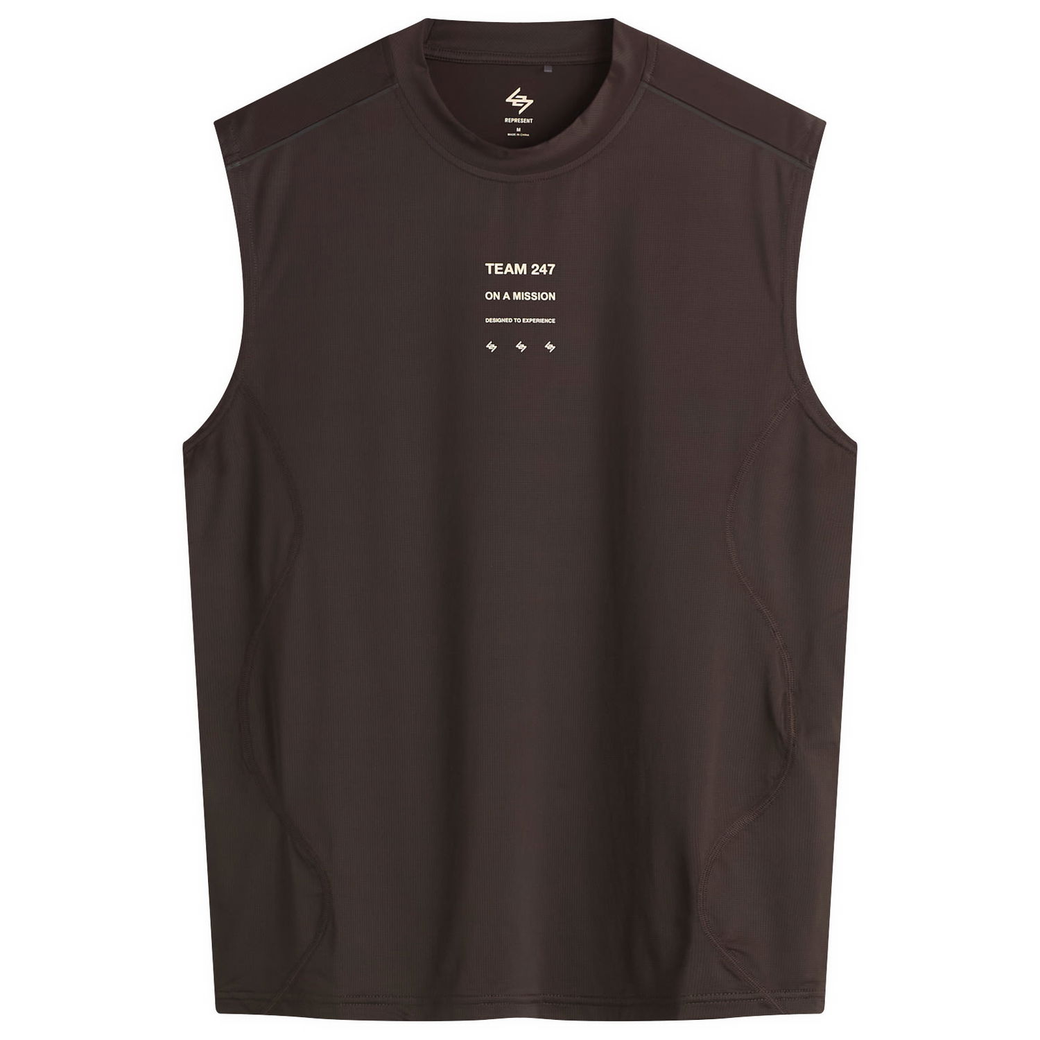 Потник Represent Clo 247 Mesh Runner Tank T-Shirt Кафяво | 247M100019-17, 1