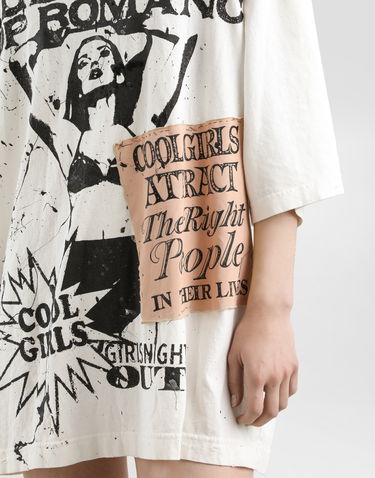 Тениска Dolce & Gabbana Dolce & Gabbana Oversized Printed Jersey T-Shirt Бяло | F8V93TGDDH8S9000, 3