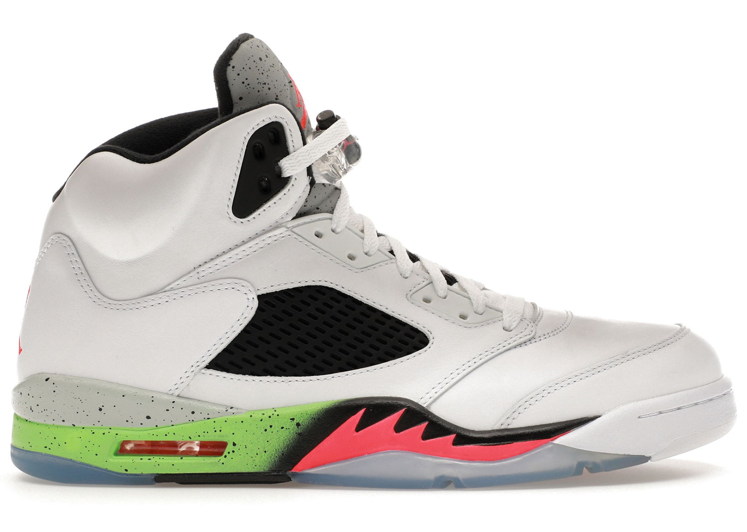 Кецове и обувки Jordan Jordan 5 Retro "Poison Green" Бяло | 136027-115, 0