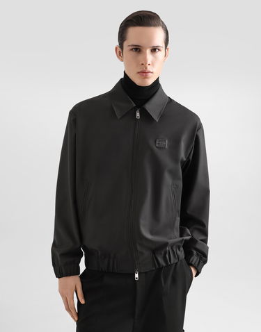Яке бомбър Dolce & Gabbana Woolen Jacket With Tag Черно | G9BMUTFURK8N0542, 3