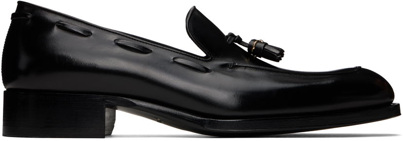 Грижа за обувките Tom Ford TOM FORD Edgar Tassel Leather Loafers Черно | J1118-LCL021P