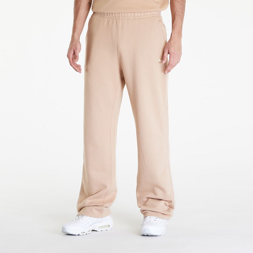 Спортни панталони Nike x NOCTA Men's Open-Hem Fleece Pants Бежово | FZ4675-200