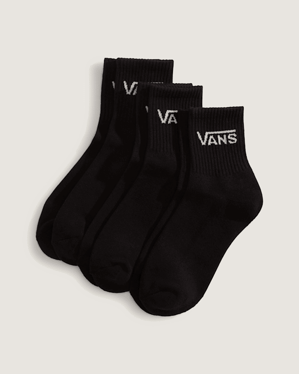 Чорапи Vans Classic Half Crew Socks (3 Pairs), Size L Черно | VN000QBWBLK, 0