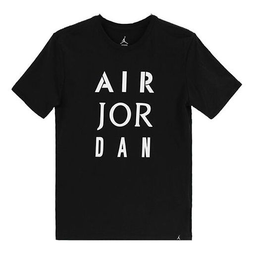Тениска Jordan Jordan Alphabet Logo Short Sleeve T-Shirt Черно | AJ1388-010, 0