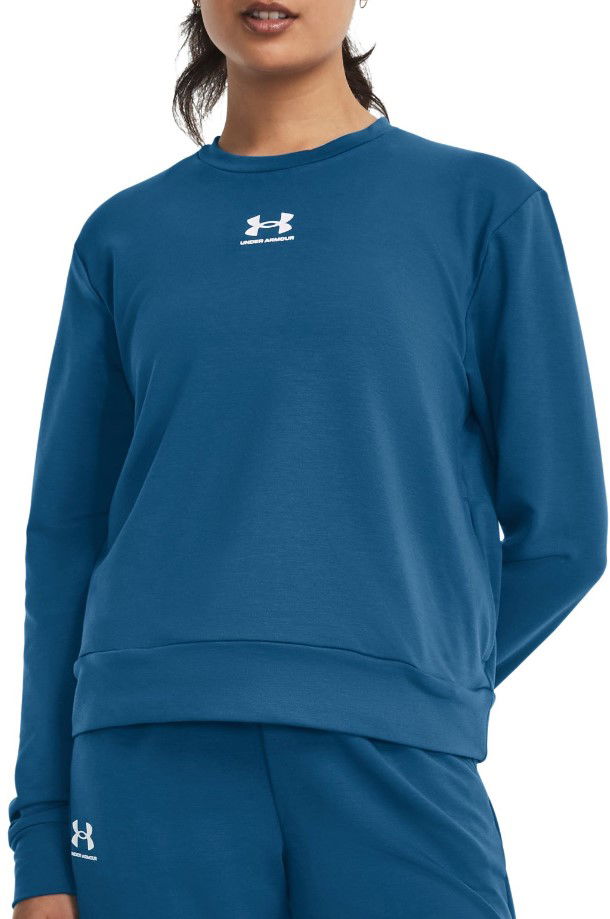 Суитчър Under Armour Rival Terry Crew Sweatshirt Синьо | 1369856-426, 0
