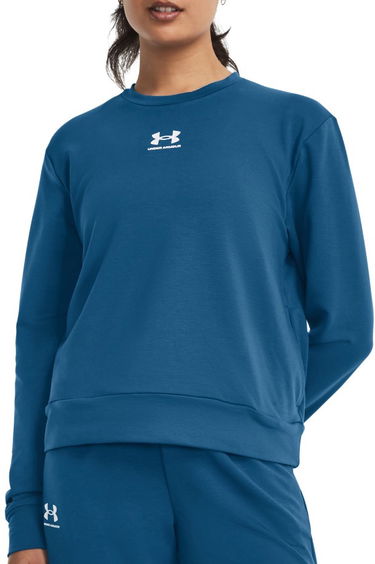 Суитчър Under Armour Rival Terry Crew Sweatshirt Синьо | 1369856-426, 0