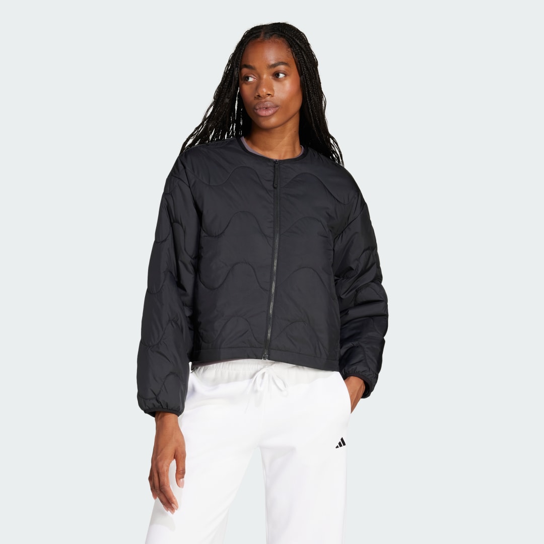 Пухо яке adidas Performance Nuganic Insulated Jacket Черно | JJ1194, 0