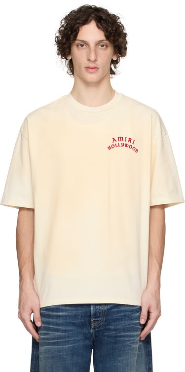 Тениска AMIRI AMIRI 'AMIRI Hollywood' Oversized T-Shirt Бежово | AMJYTE1204, 0