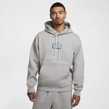 Суитчър Nike Fleece Hoodie With Hood Сиво | HQ4181-063, 2