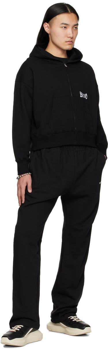 Суитчър We11done We11done Logo Zip-Up Hoodie Черно | WD-TJ0-25-815-U-BK, 3