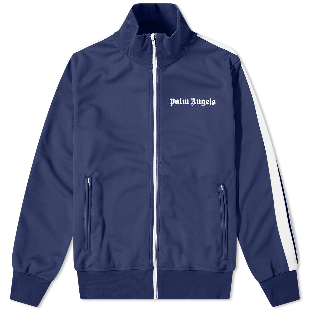 Яке Palm Angels Classic Track Jacket Тъмно синьо | PMBD001C99FAB0044601, 0