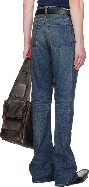 Дънки Balenciaga Balenciaga Bootcut Jeans Синьо | 751089TRW62, 2
