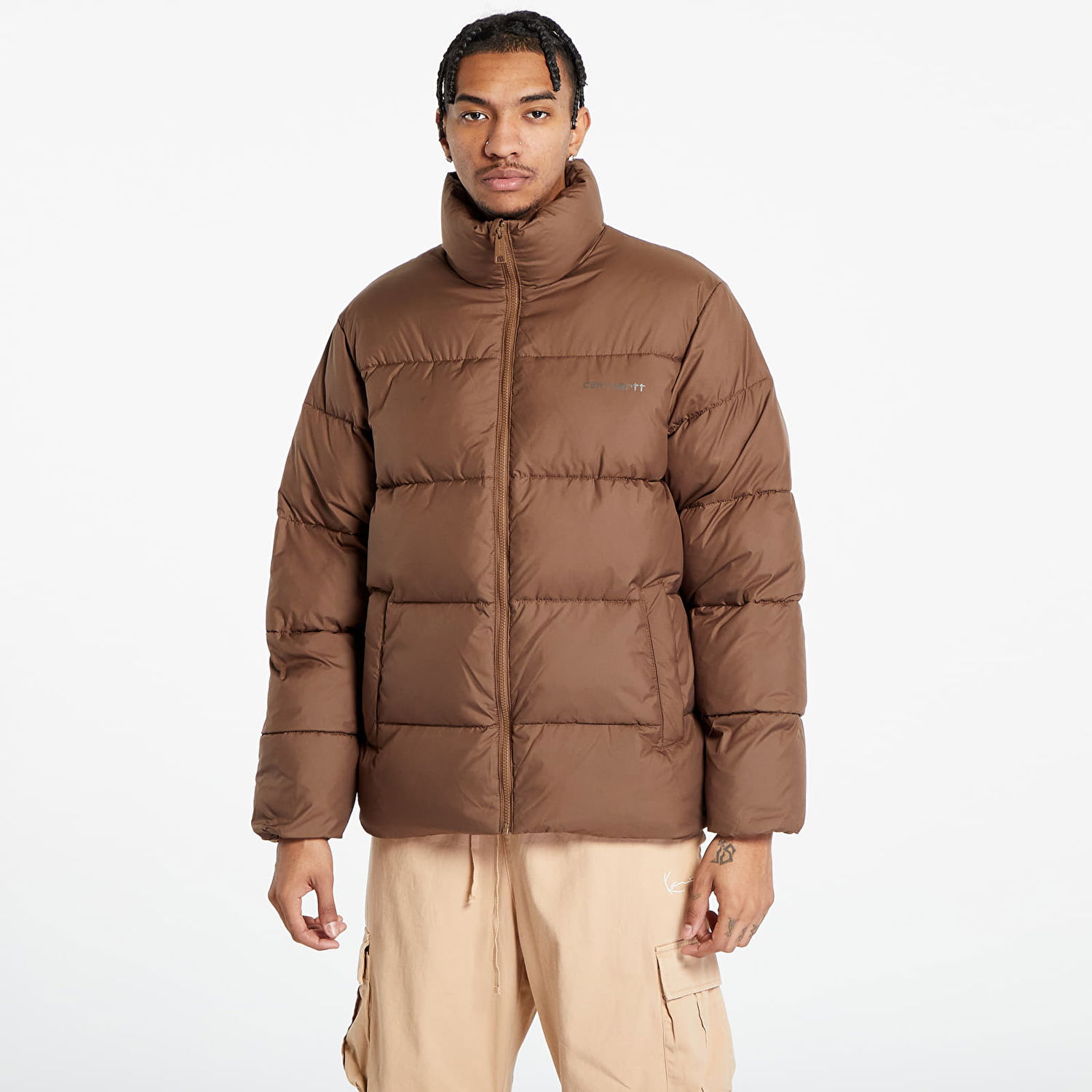 Пухо яке Carhartt WIP Springfield Jacket Tamarind/ buckeye Кафяво | I032262.1SNXX, 0