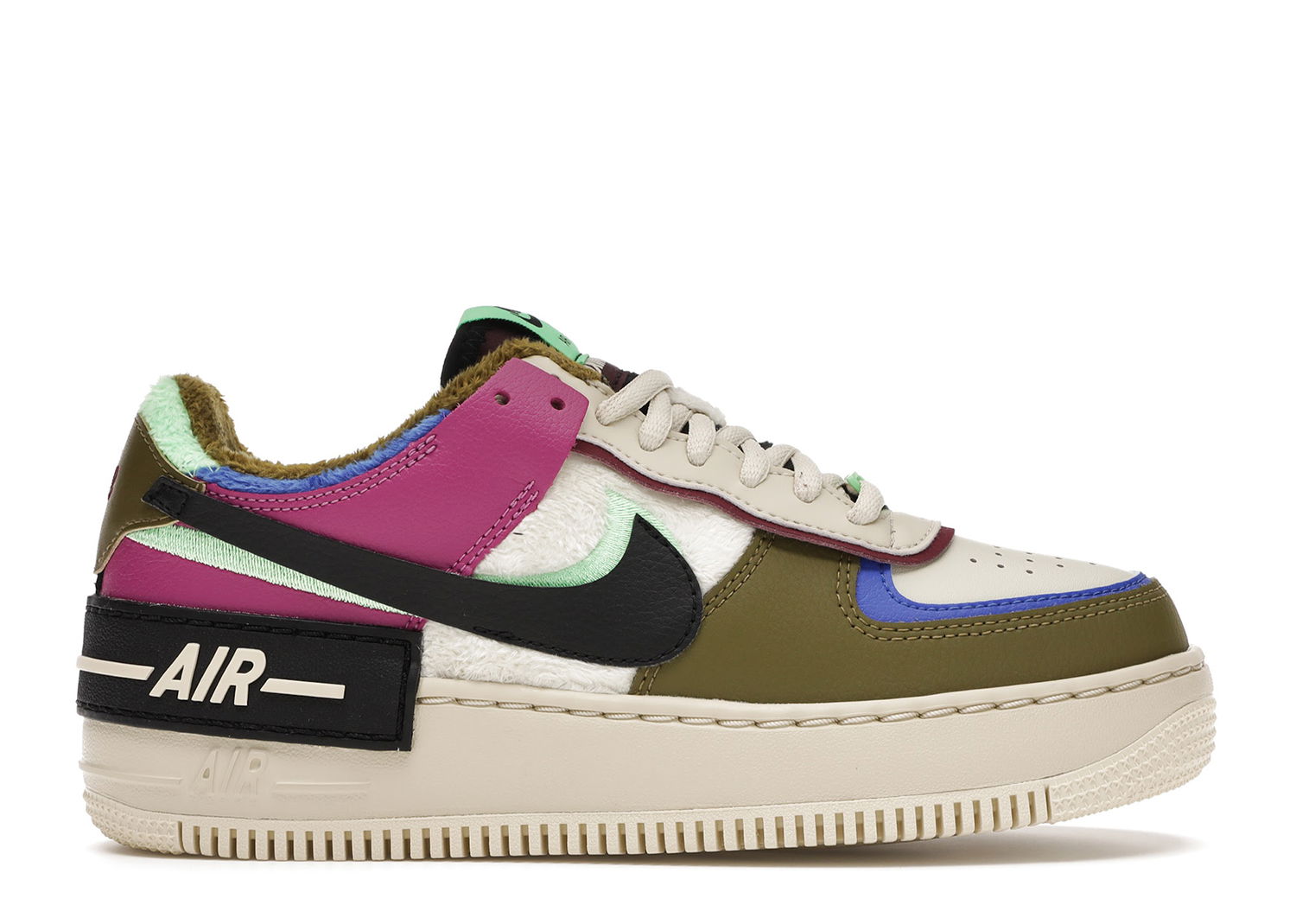 Кецове и обувки Nike Air Force 1 Shadow Cactus Flower Olive Flak W Кафяво | CT1985-500, 0