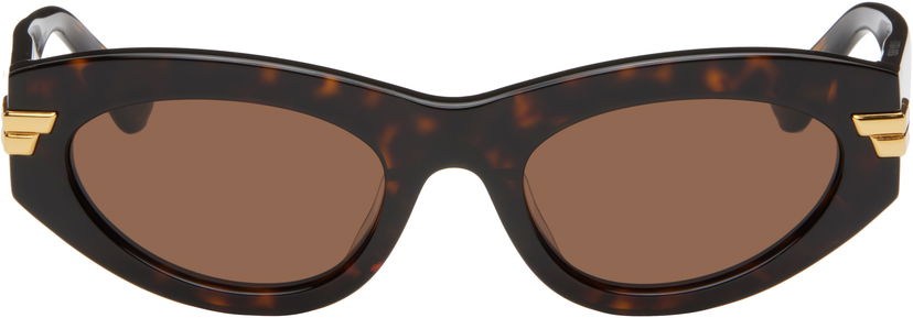 Слънчеви очила Bottega Veneta Cat-Eye Sunglasses Кафяво | BV1189S-002