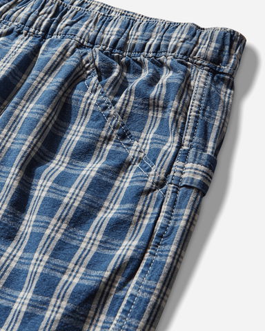 Plaid Pull-On Work Shorts, 4