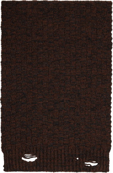 Шал Maison Margiela MM6 Maison Margiela Brown Distressed Scarf Кафяво | SH2TE0005 M13174, 3