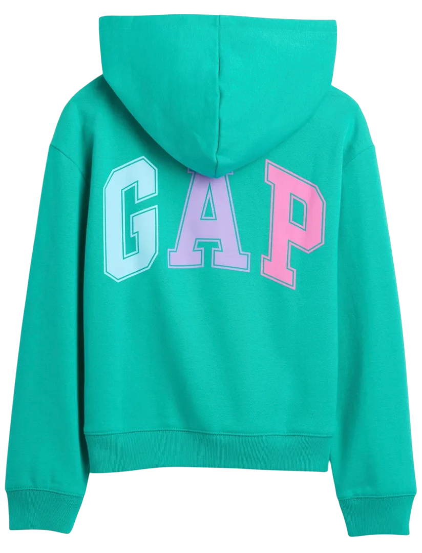 Суитчър GAP Logo Hoodie Тюркоазено | 724997-09, 1