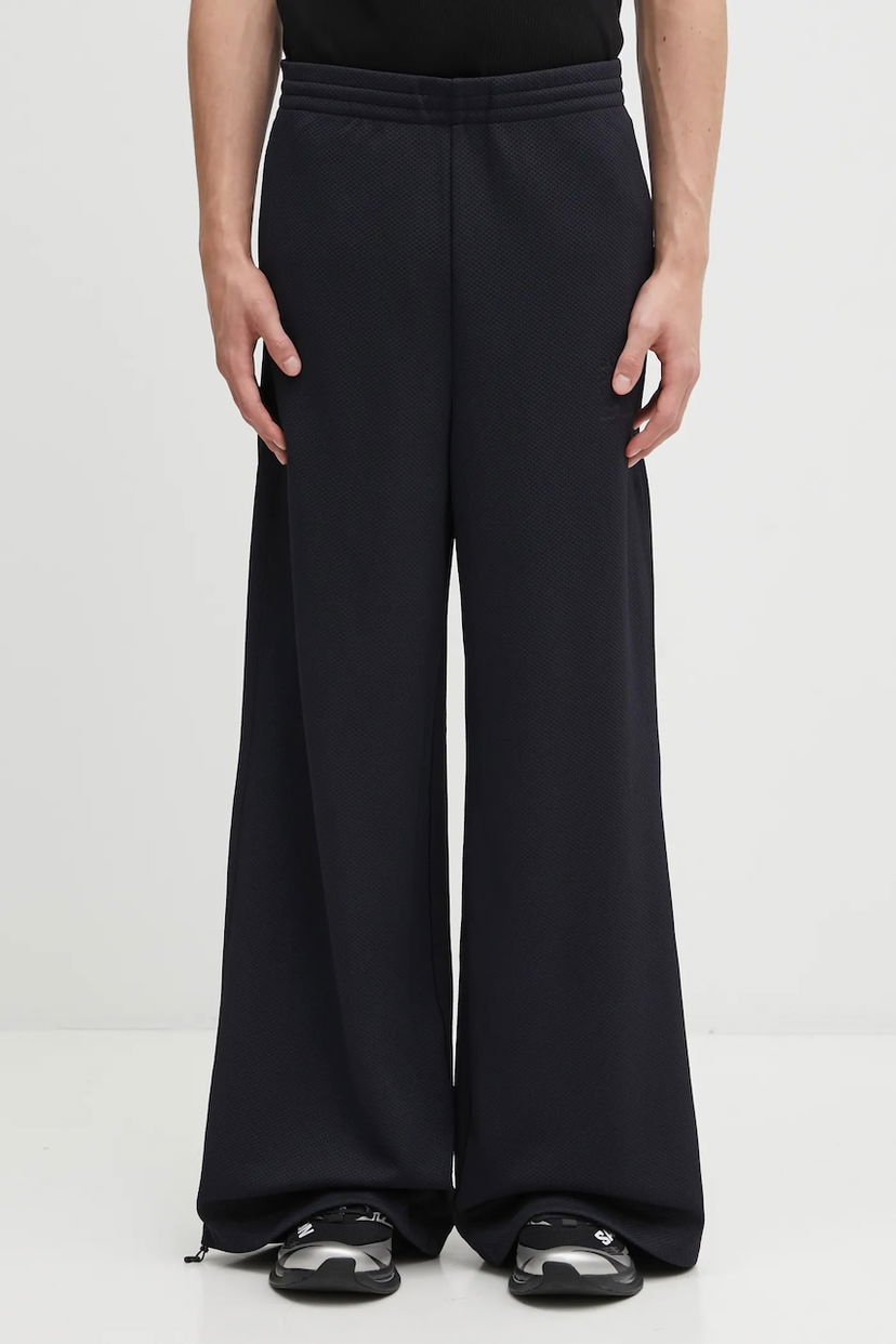 Панталони Maison Margiela MM6 Maison Margiela x Salomon Waffle-Knit Wide-Leg Trousers Черно | SH0KA0058.M20139.899
