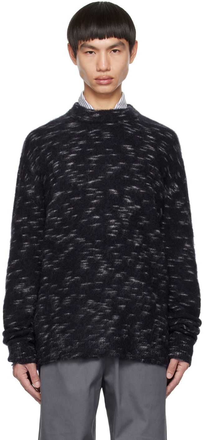 Пуловер Acne Studios Stripe Sweater Тъмно синьо | B60264-, 0