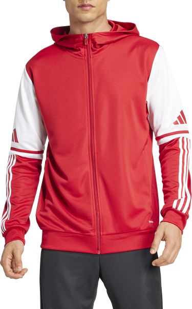 Суитчър adidas Originals SQUADRA25 Hooded Jacket Червено | jd2990, 0