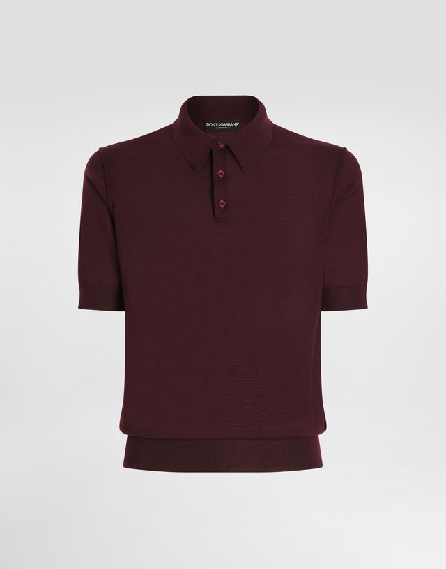 Dolce & Gabbana Fine-Gauge Cashmere Polo Shirt