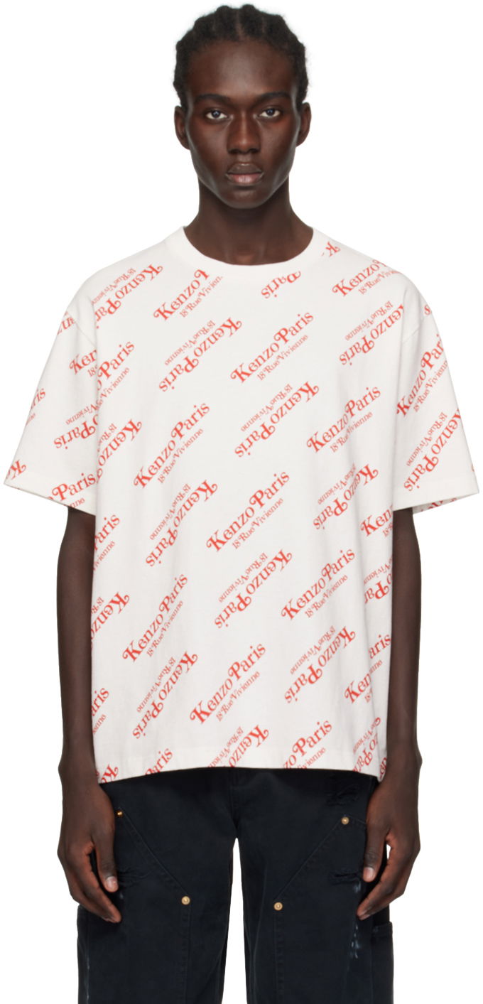 Тениска KENZO Paris VERDY Edition T-shirt "Off-White" Бяло | FE58TS0044SY, 0