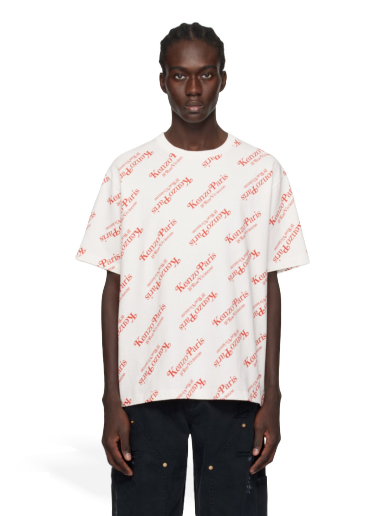 Тениска KENZO Paris VERDY Edition T-shirt "Off-White" Бяло | FE58TS0044SY